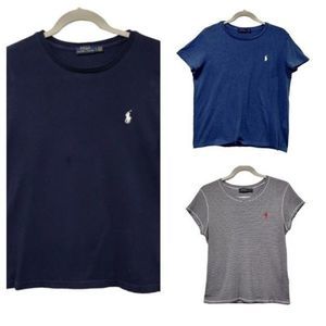 POLO Kids Boys Bundle of 3 Cotton Tee-Shirts L